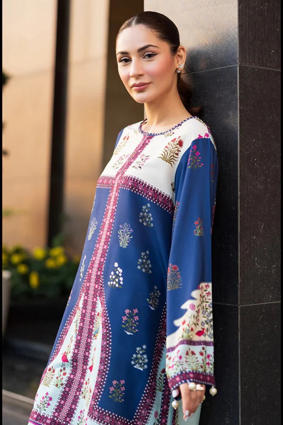 Zaroon Printed Co-Ord Set for Women