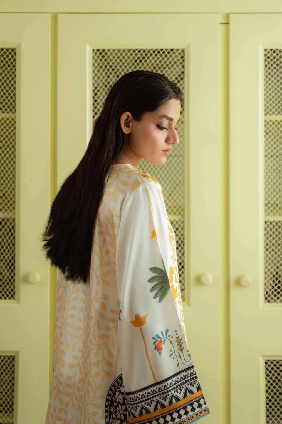 Designer Muslin Digital Printed Two-Piece Co-Ord Set