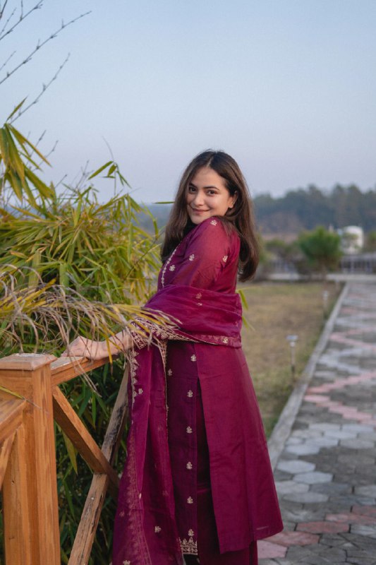 Hand-Embroidered Chanderi Silk Kurta Set
