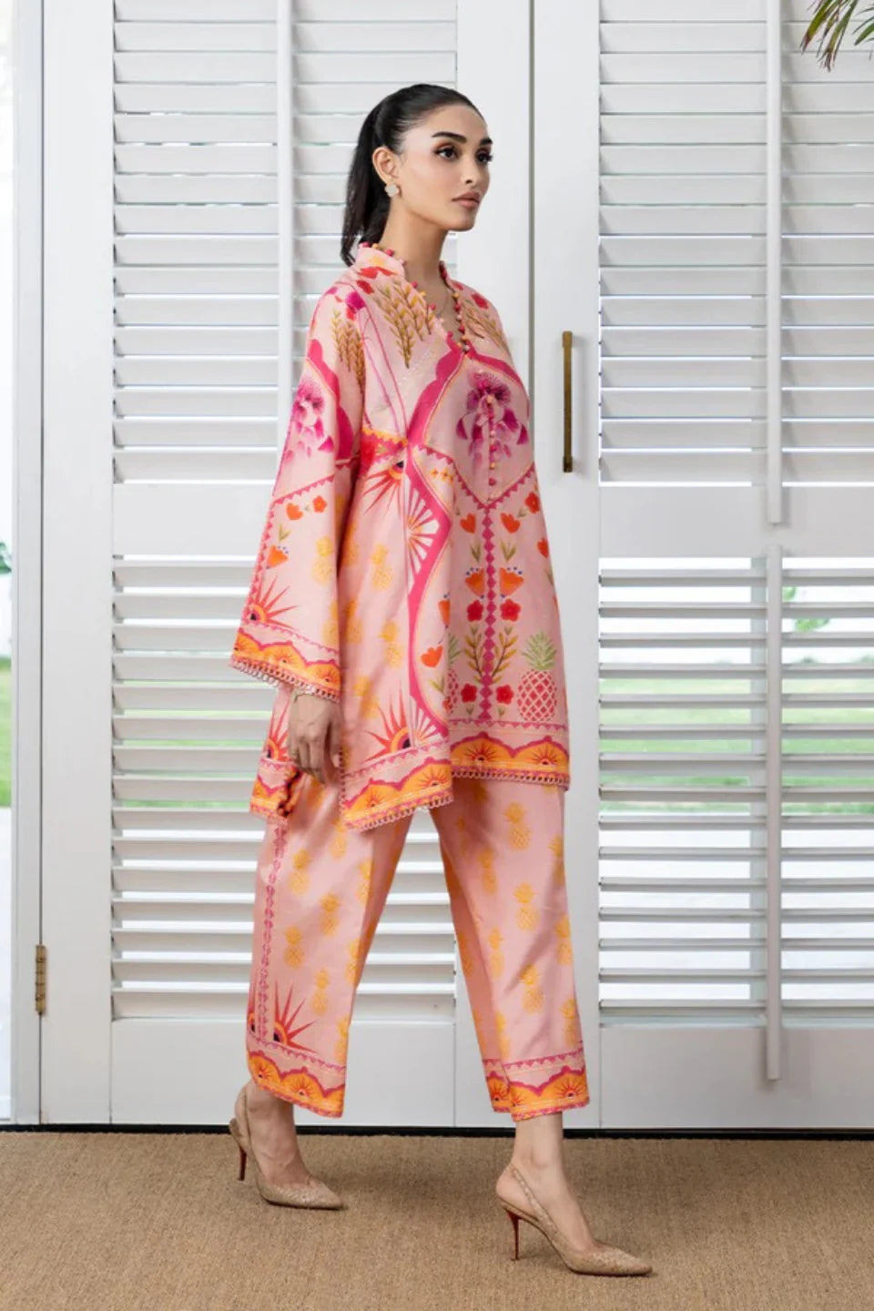 Digital Printed Muslin Co-Ord Set – Chic, Comfy & Effortless
