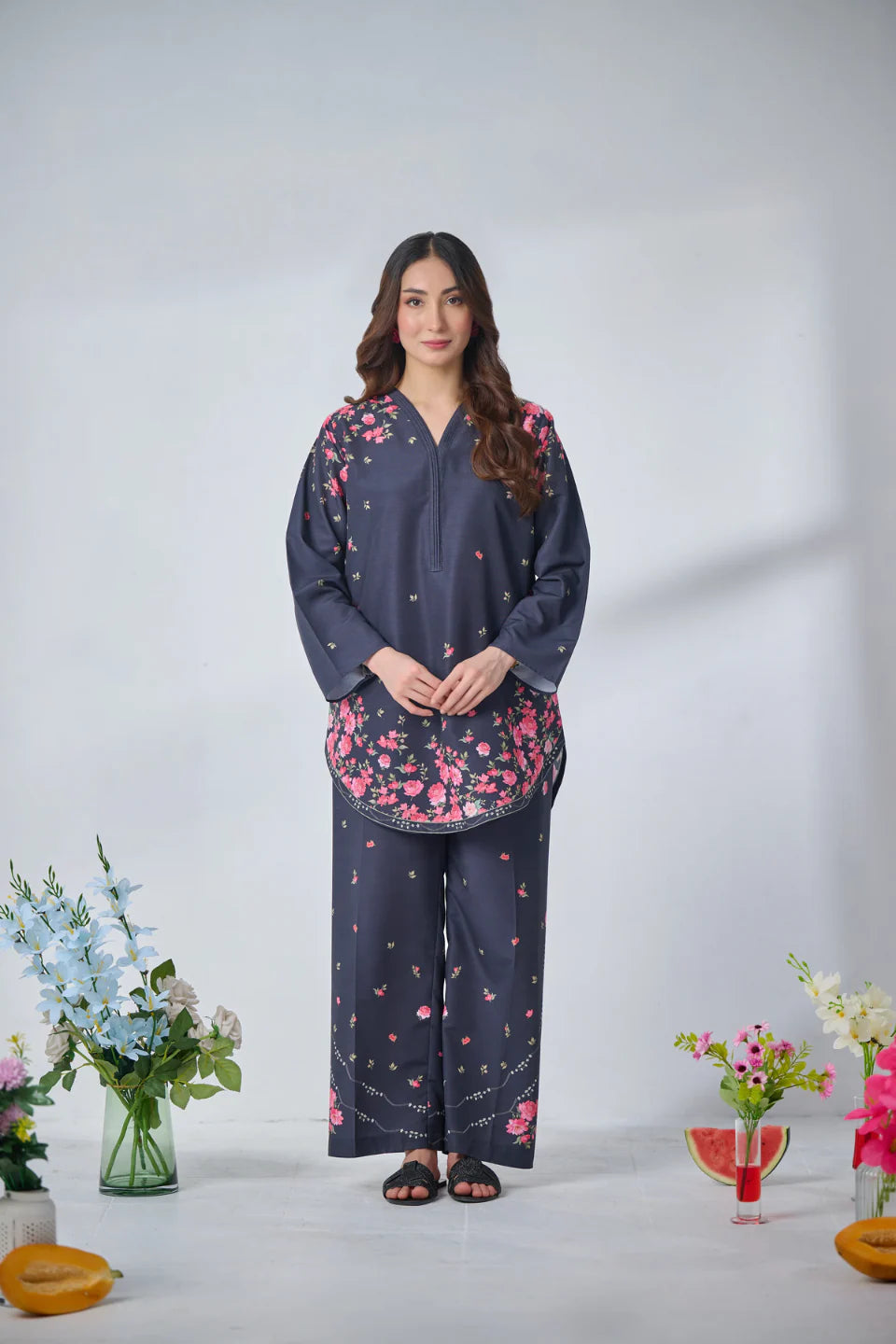 Co-ord Set Ornabelle Kurta Set with Dupatta for Women