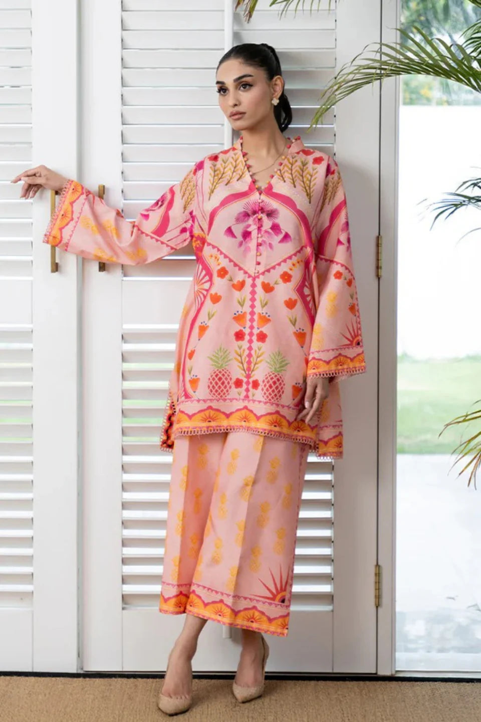 Digital Printed Muslin Co-Ord Set – Chic, Comfy & Effortless