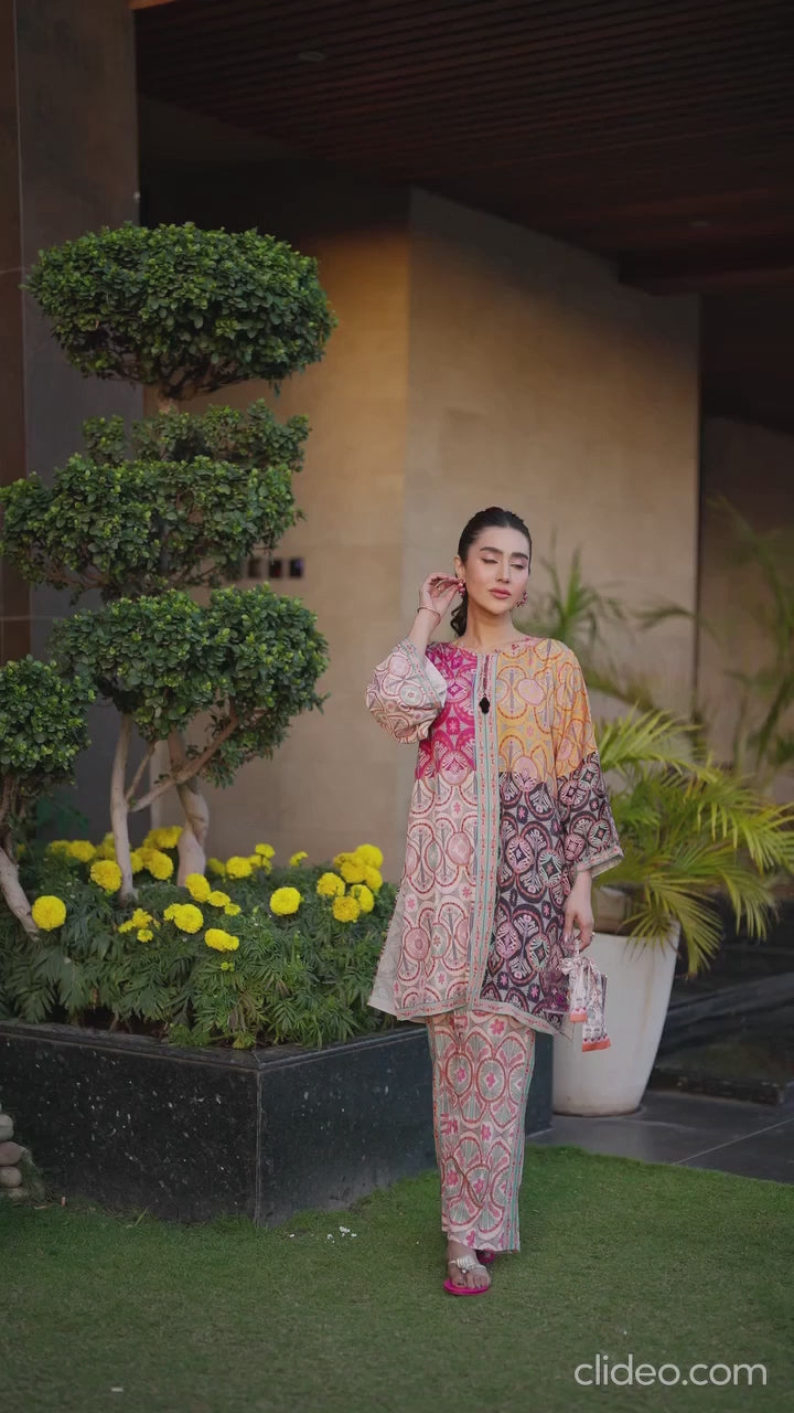 Pastel Affair Co-Ord Set – Soft Hues, Bold Style